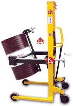 可傾式油桶裝卸車